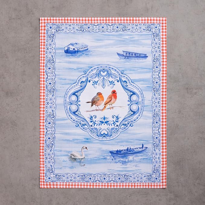 Maison d' Hermine Kitchen Towels Set of 3 Reusable 100% Cotton 27.50" x 20" - Image 9