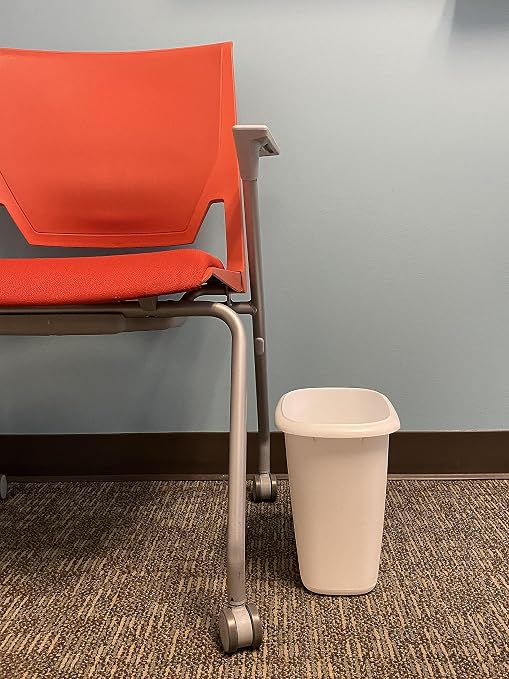 Rubbermaid Vanity Trash Can/Wastebasket 1.5-Gallons/6-Quarts White - Image 7