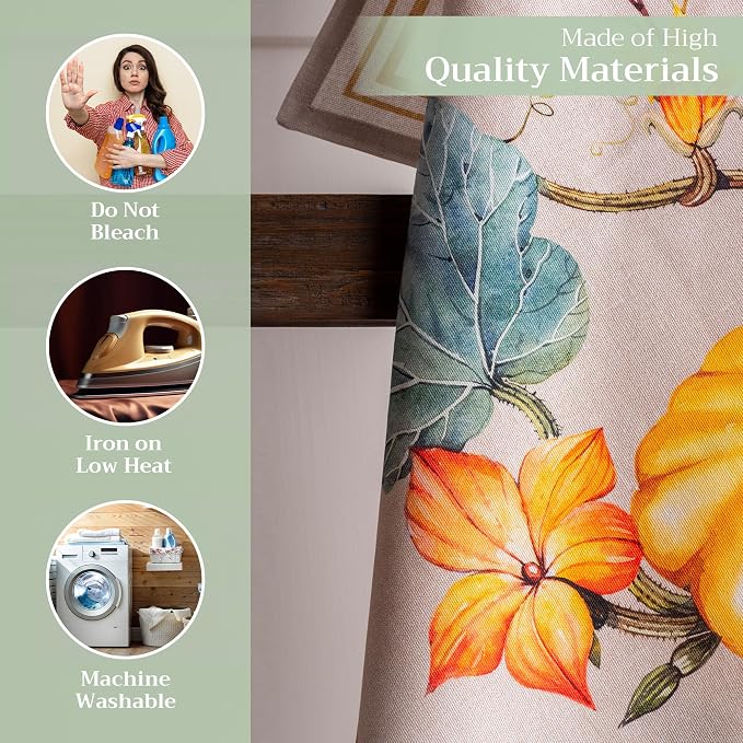 Maison d' Hermine Kitchen Towels Set of 3 Reusable 100% Cotton 27.50" x 20" - Image 3