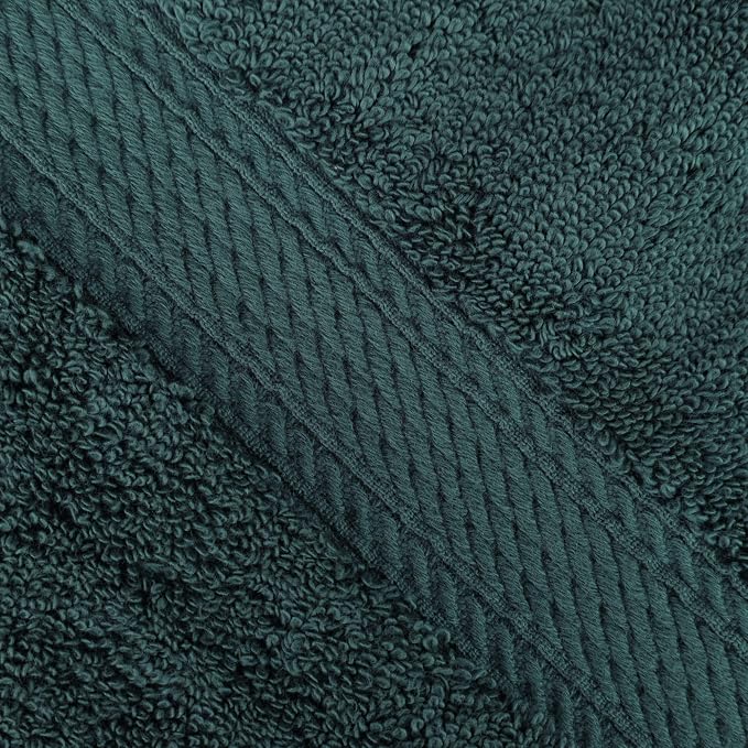 Superior Egyptian Cotton Ultra Plush & Absorbent, 3 Piece Set, Teal | Quick Dry - Image 3