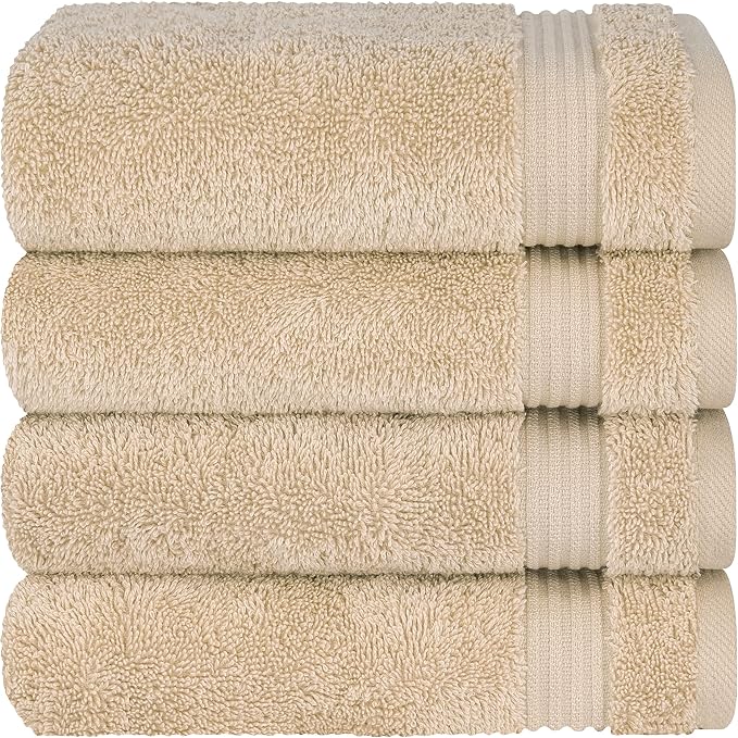 Cotton Paradise 100% Cotton Turkish Towel Set, Soft Absorbent Quick Dry - Image 5