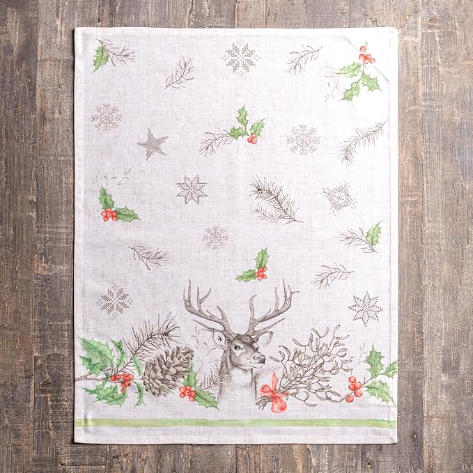 Maison d' Hermine Kitchen Towels Set of 3 Reusable 100% Cotton 27.50" x 20" - Image 8