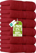 Utopia Towels 6 Pack Premium Hand Towels Set, 16 by 28 inches, 100% Ring Spun by Unknown
