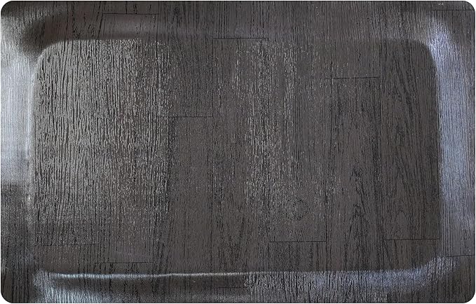 Rhino Mats, Softwoods Anti Fatigue Floor Mat, Commercial Grade Kitchen Mat, Standing Desk Mat, Office, Garage or Anywhere, Standing Comfort. (Black Walnut, 3' x 10' x 7/8")