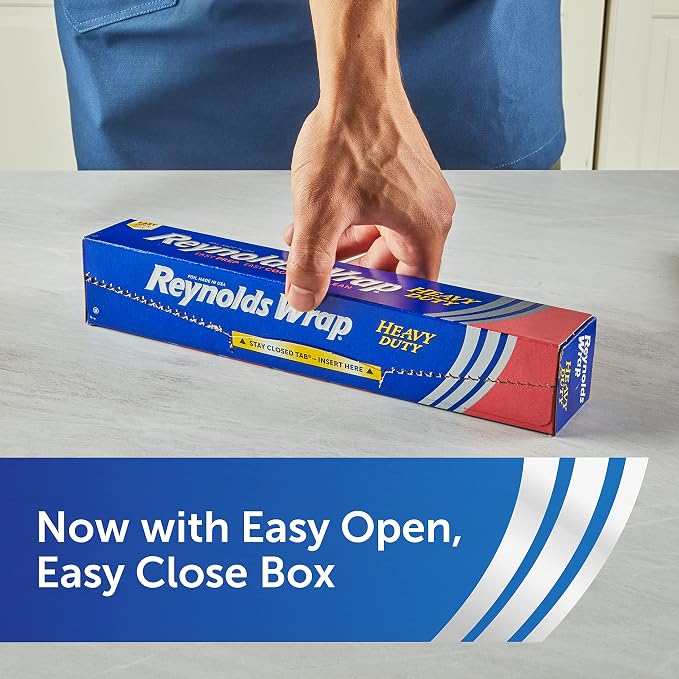 Reynolds Wrap Heavy Duty Aluminum Foil Roll, Thick Heavy Duty Foil - Image 6