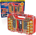 Ontel Battery Daddy Storage & Organizer Case w/Tester, Stores & Protects Up to by Ontel