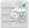 Chakir Turkish Linens 100% Cotton 2-Pack Bath Towels 30x60, Oeko-Tex Certified by ChakirTurkishLinens