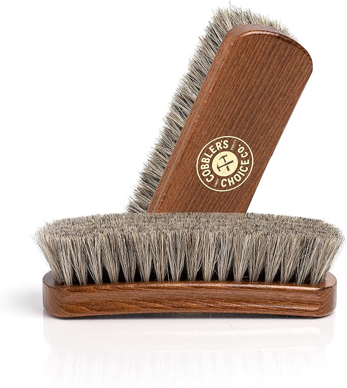 Cobbler's Choice Horsehair Shoe Brush by CobblersChoiceCo