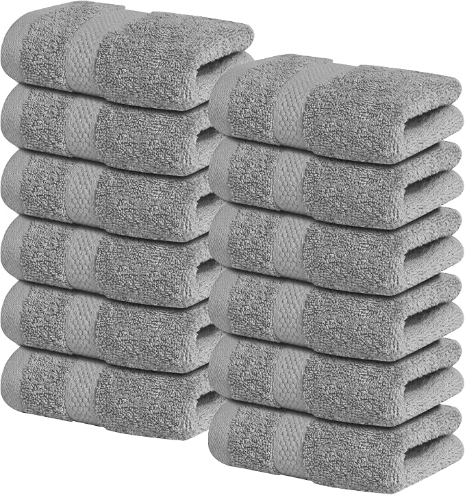 Infinitee Xclusives 100% Cotton Luxury Wash Cloths by InfiniteeXclusives