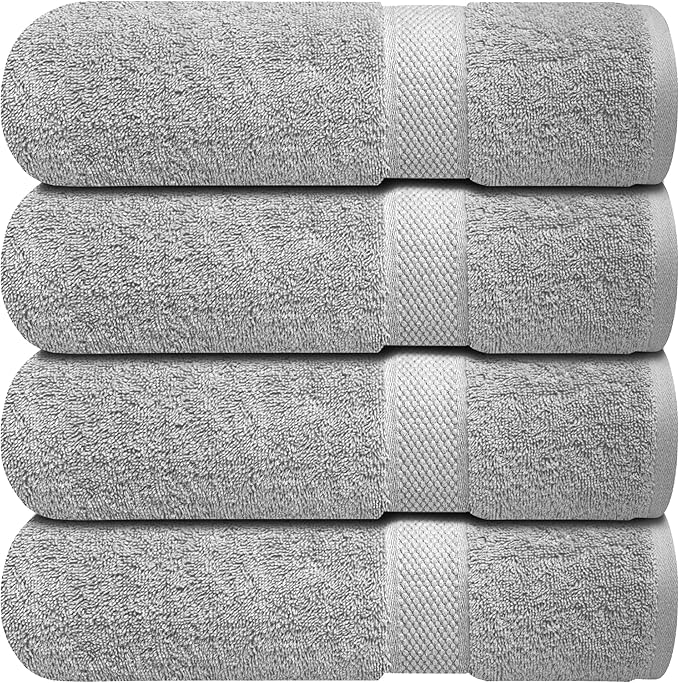 Infinitee Xclusives 100% Ring-Spun Cotton Bath Towels by InfiniteeXclusives