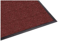 Guardian WaterGuard Indoor/Outdoor Wiper Scraper Floor Mat, Rubber/Nylon, 6'x8', Red