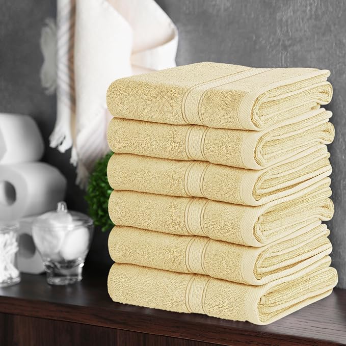 Utopia Towels 6 Pack Premium Hand Towels, 16x28 in, 600 GSM Cotton, Spa & Hotel - Image 9