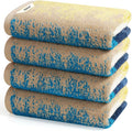 4-Pack Cotton Hand Towels for Bathroom by SEMAXE