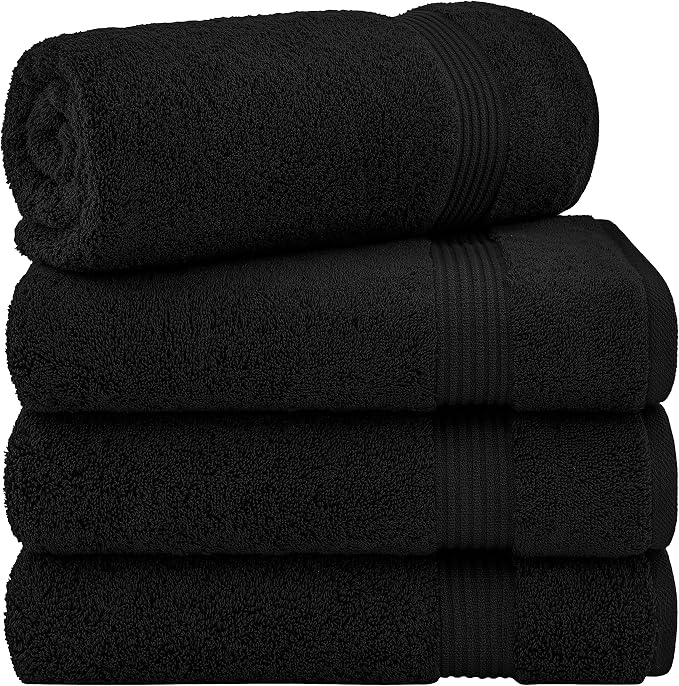 Cotton Paradise 100% Cotton Turkish Towel Set, Soft Absorbent Quick Dry by UNITEDHOMETEXTILE