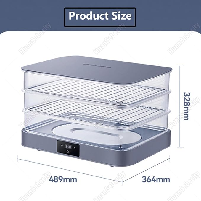 Foldable Electric Bread Proofer 40L - Dough Proofing Machine with Heater & Timer - Versatile Fermentation Box for Sourdough, Baguettes & Artisan Bread Baking