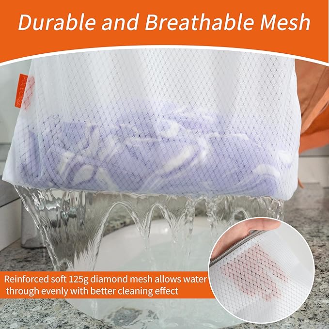 Polecasa Diamond Mesh Laundry Bags 2 Pack - Image 3