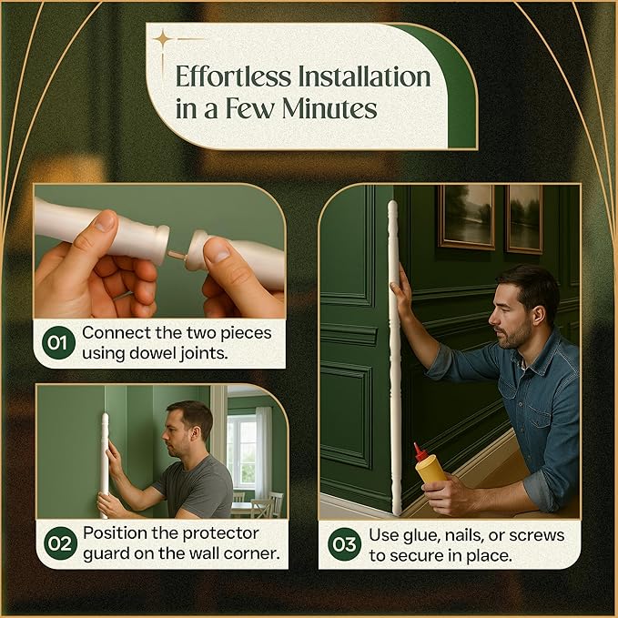 Renovators Supply Manufacturing Corner Protectors 39 1/4 in. Beechwood Edge Protector, Sanded Corner Guard