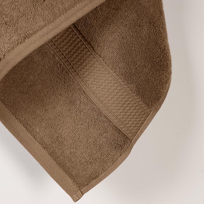 SUPERIOR Egyptian Cotton Plush & Absorbent, Bath Towel Set of 2, Latte | Quick - Image 4