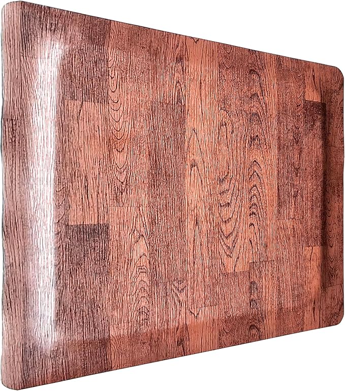 Rhino Mats, Softwoods Anti Fatigue Floor Mat, Commercial Grade Kitchen Mat, Standing Desk Mat, Office, Garage or Anywhere, Standing Comfort. (Oak, 3' x 3' x 1/2")