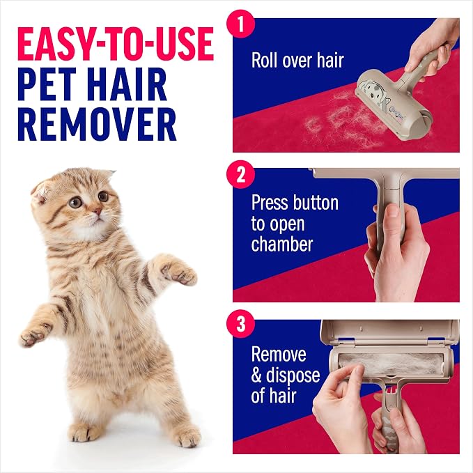 ChomChom Roller Pet Hair Remover – Original Size Reusable Lint Roller - Image 3