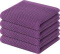 Homaxy 100% Cotton Waffle Weave Kitchen Dish Towels 4-Pack, Ultra Soft by Homaxy