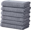 Great Bay Home 100% Cotton 6 Pack 26x16 Hand Towel Set by GreatBayHome