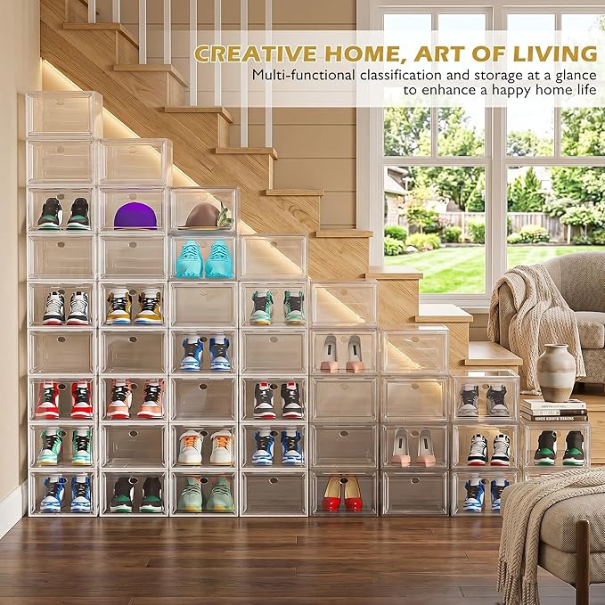 Sturdy Clear Shoe Organizer - Image 3