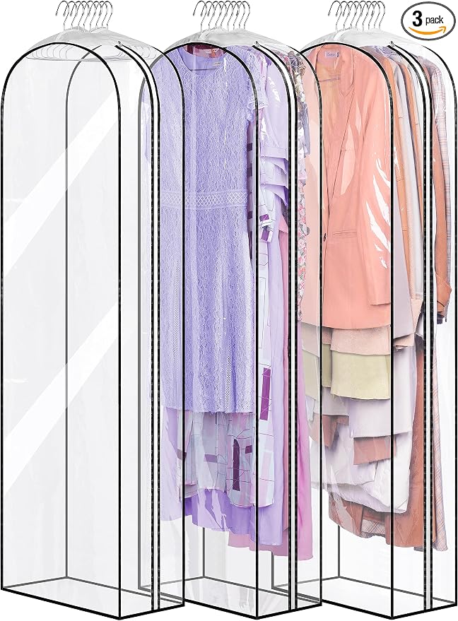 MISSLO 10" Gusseted All Clear Garment Bags by MISSLO