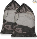 2 Pack Mesh Laundry Bags 23x34 Inch Drawstring Locking by PEASUG