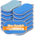 Multi-Purpose Dish Sponge, Dual-Sided Non Scratch Scrub Sponges Kitchen | 12 by Unknown
