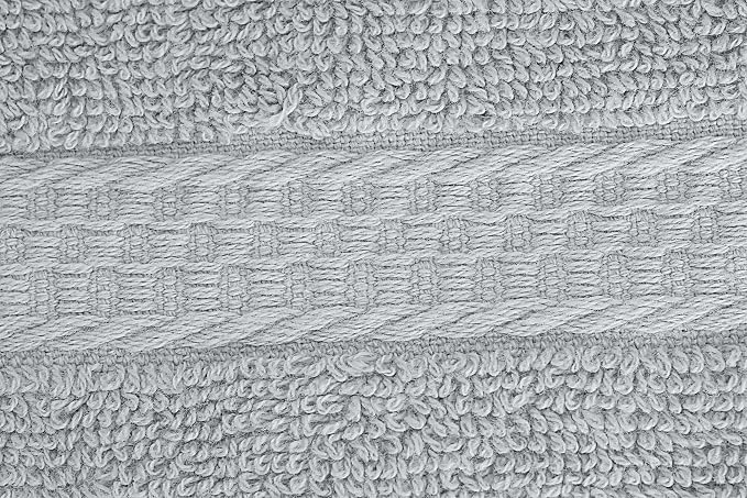 Utopia Towels 12 Pack Premium Wash Cloths, 12x12 in, 100% Cotton, Cool Grey | - Image 7
