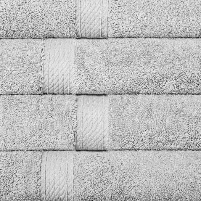 SUPERIOR Egyptian Cotton Plush & Absorbent, Hand Towel Set of 4, Soft Luxury - Image 4