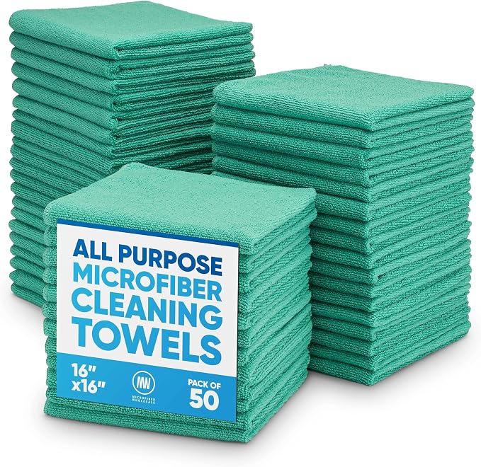 Microfiber Wholesale 16" x 16" All Purpose Towels by MicrofiberWholesale