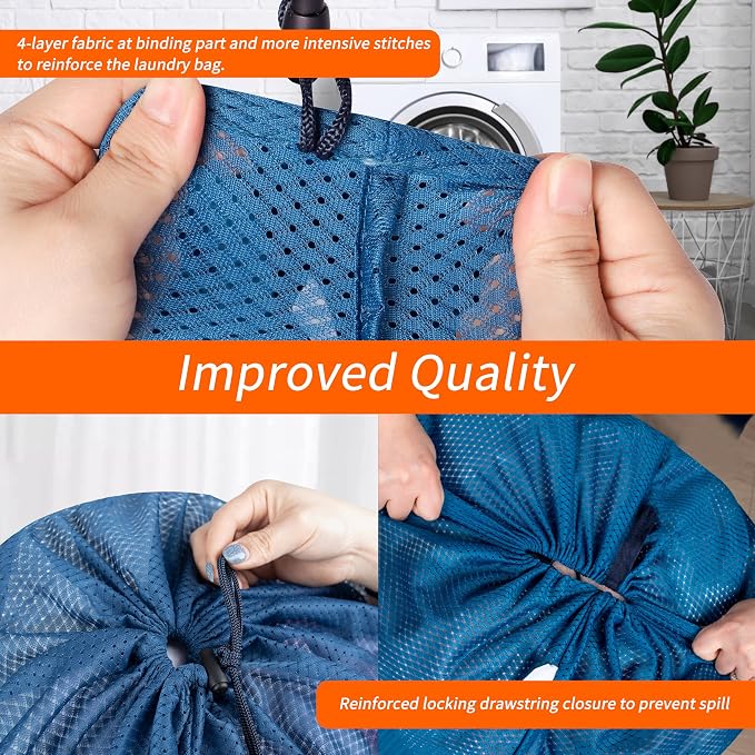 Polecasa Heavy Duty Diamond Mesh Laundry Bag - Image 4