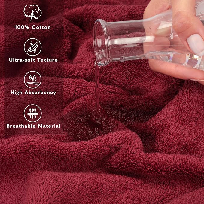 American Soft Linen 100% Cotton Luxury Turkish Towels, 35x70 XL Bath Sheet | - Image 4