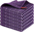 Homaxy 100% Cotton Terry Kitchen Dish Cloths, 6 Pack by Homaxy