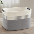 100L Large Woven Laundry Basket Hamper by SunNewt