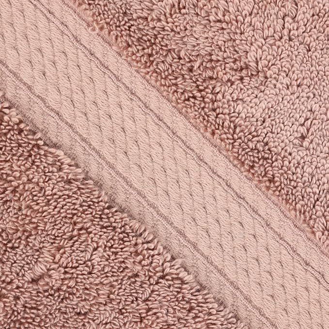 Superior Egyptian Cotton 800 GSM Plush Absorbent, 9 Piece Set, Muted Mauve | - Image 8