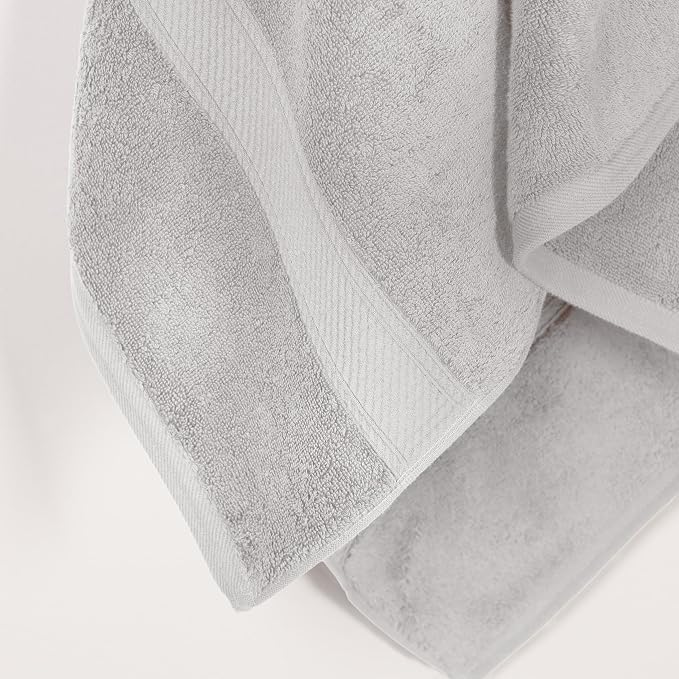 Superior Solid Egyptian Cotton Bath Towel Set, 2-Pieces | Quick Dry, Soft - Image 6