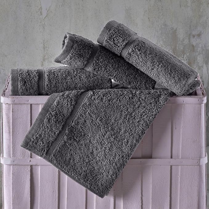 Hawmam Linen Luxury Cotton Washcloths 13x13 Inch - Image 4