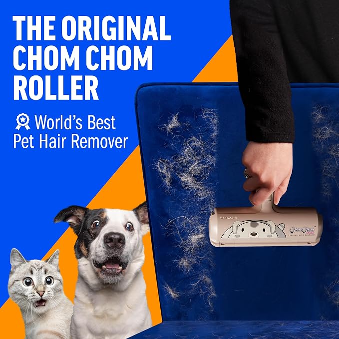 ChomChom Roller Pet Hair Remover – Original Size Reusable Lint Roller - Image 2