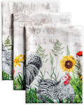 Maison d' Hermine Kitchen Towels Set of 3 Reusable 100% Cotton 27.50" x 20" by MaisondHermine