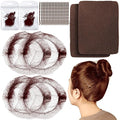 Teenitor 50pcs 24'' Hair Nets for Food Service Workers, Unisex, Professionals, Various Ages, Hair Net, Brown, Solid, Nylon, Large, Modern, Pull-On