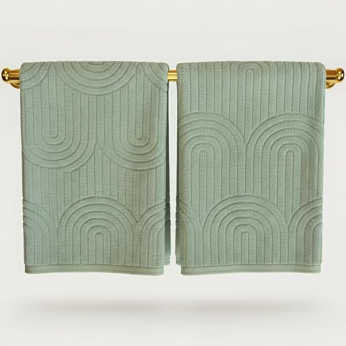 Decorative Hand Towels Set of 2 by KIBAGA