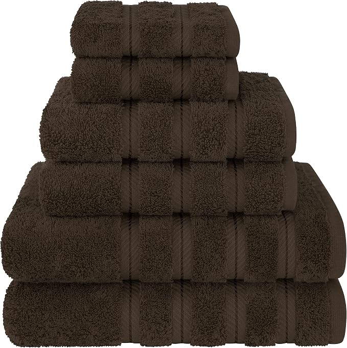American Soft Linen 100% Cotton Luxury Turkish Towels, 6 Piece Towel Set | Soft by AmericanSoftLinen