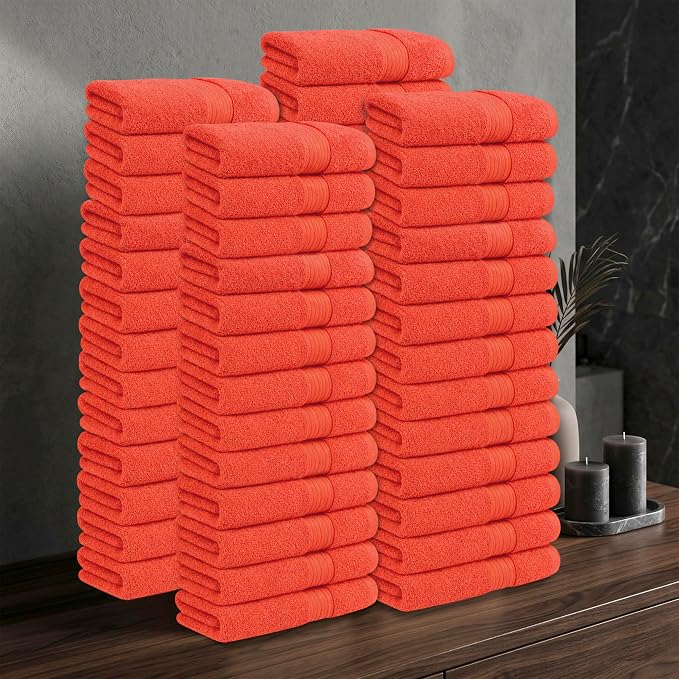 Ample Decor 100% Cotton Hand Towels 18x28 Inches, 600 GSM, Soft & Absorbent - Image 2