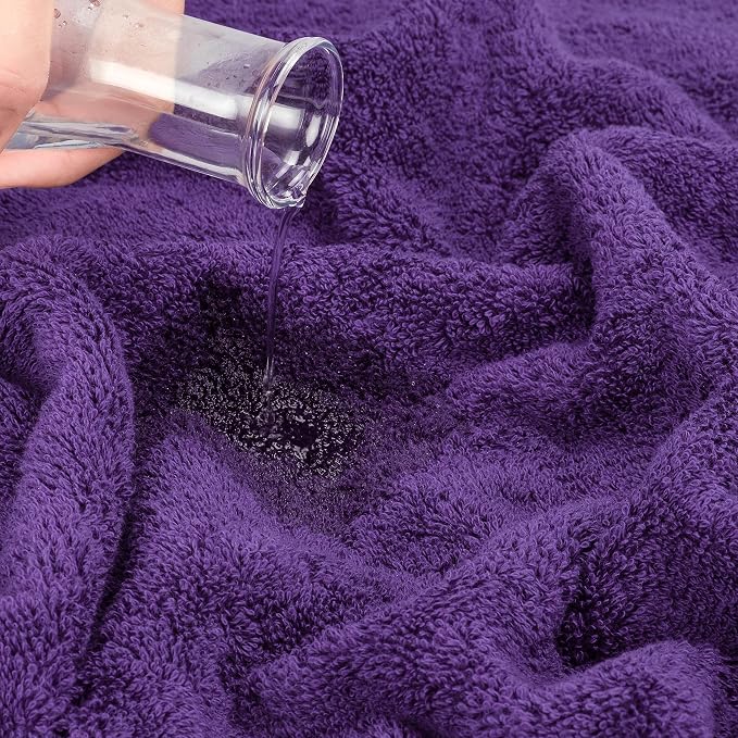 Cotton Paradise 6 Piece Towel Set, 100% Cotton Soft Absorbent Turkish Towels - Image 6