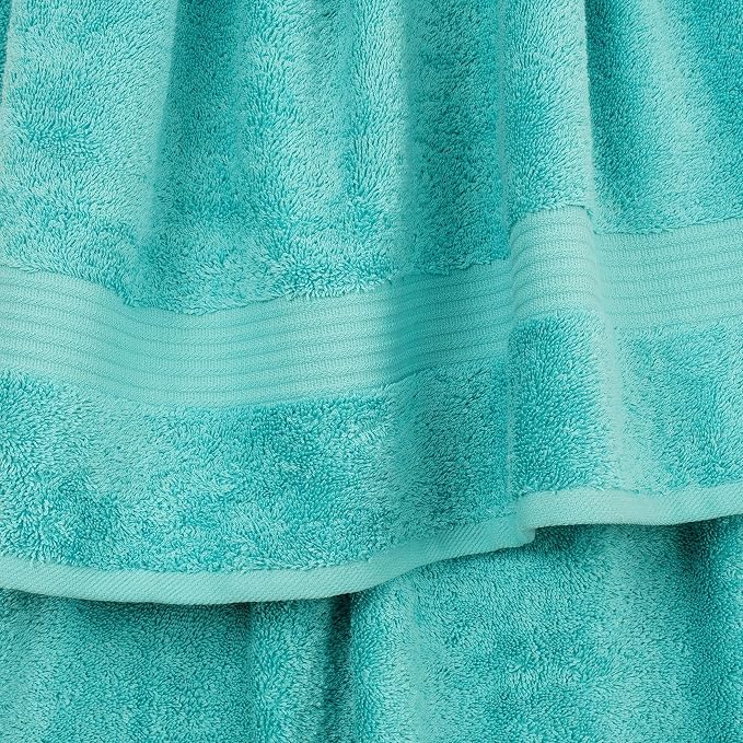 Cotton Paradise 100% Cotton Turkish Towel Set, Soft Absorbent Quick Dry - Image 4