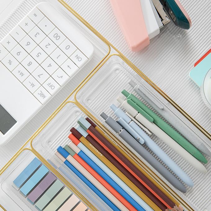 Martha Stewart Kerry Stackable Desk Drawer Organizers - Image 4
