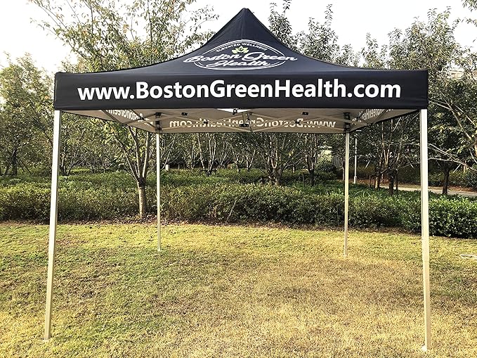 Custom Canopy Pop Up Tent 10x10 with Logo, Personalized Pop Up Canopy for Tradeshow, Customized Tent for Advertising Outdoor Event